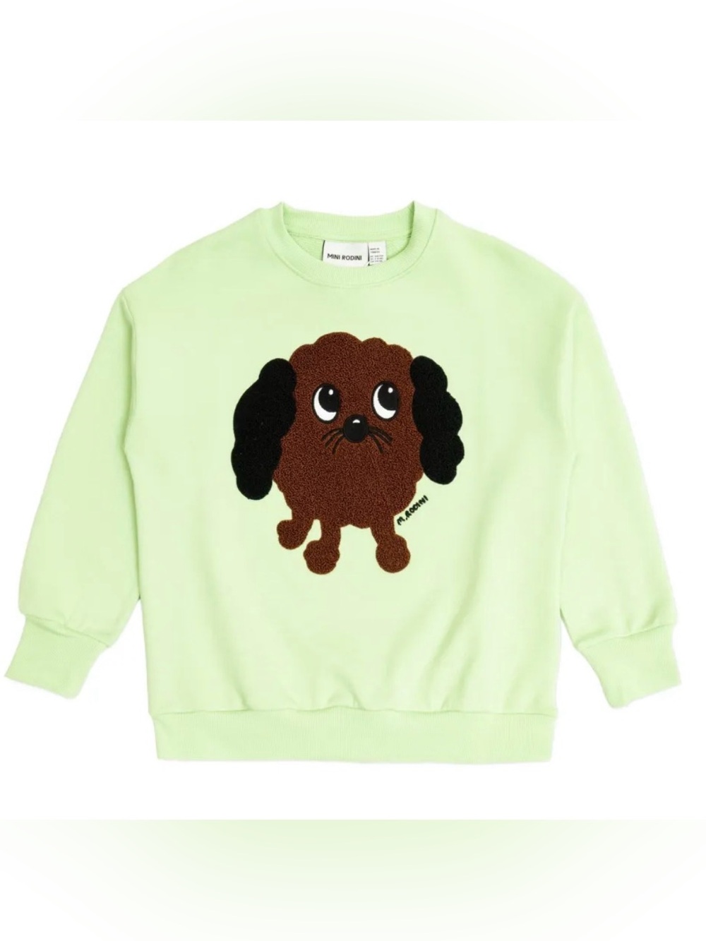 Mini Rodini Green Dog Graphic Sweatshirt